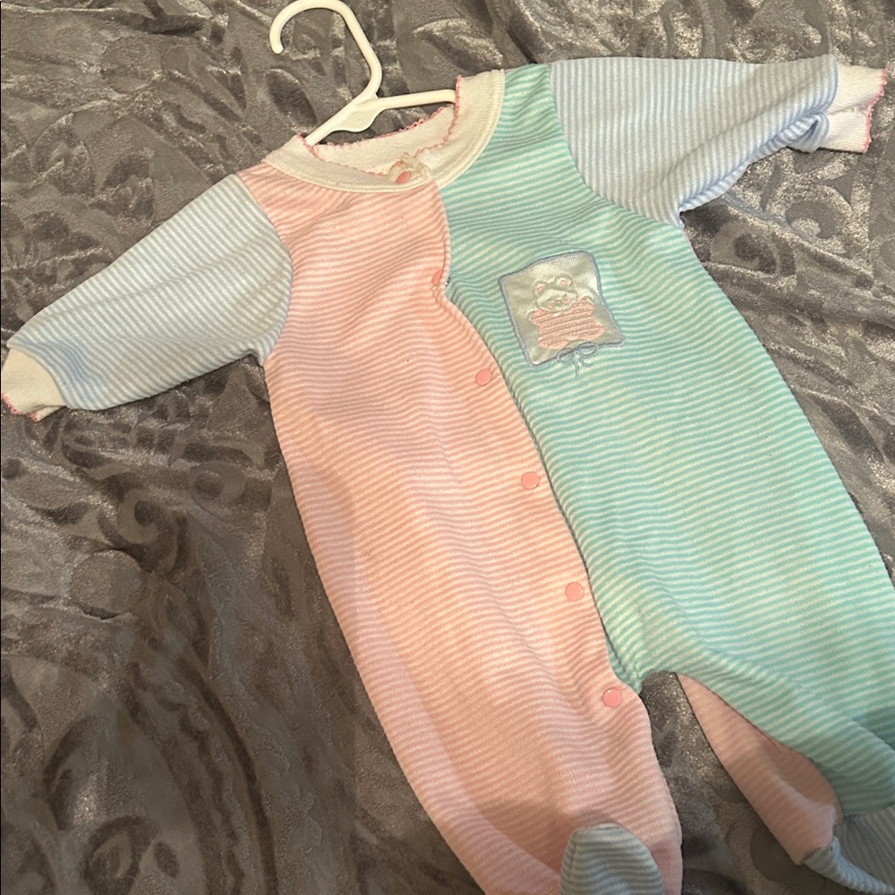 Gerber Pastel Striped Kids Footie